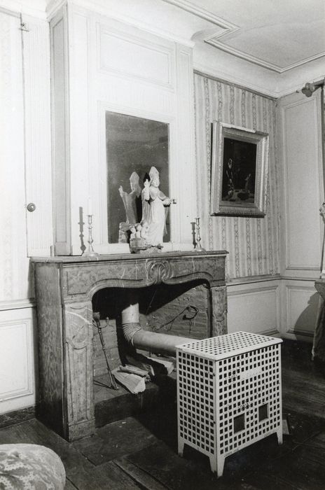 1er étage, chambre, cheminée