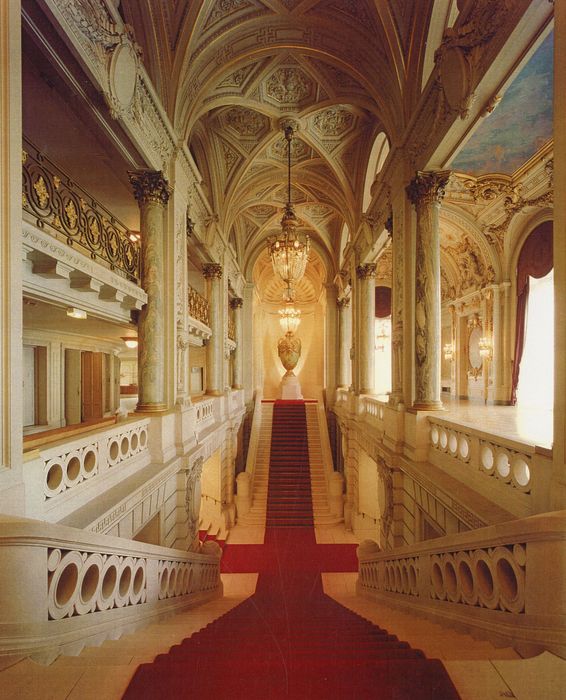 escalier d’honneur (photocopie numérisée)