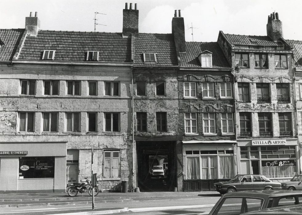 façades sur rue des n°8 et 10