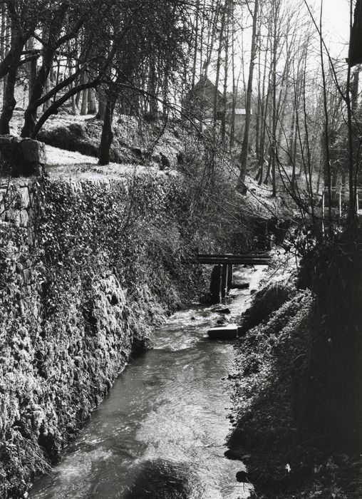 canal de fuite de la chaufferie et du marteau depuis le Nord-Ouest