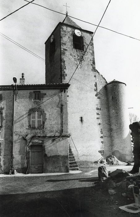 clocher, élévation ouest