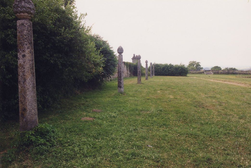 jardin nord-ouest, vue partielle