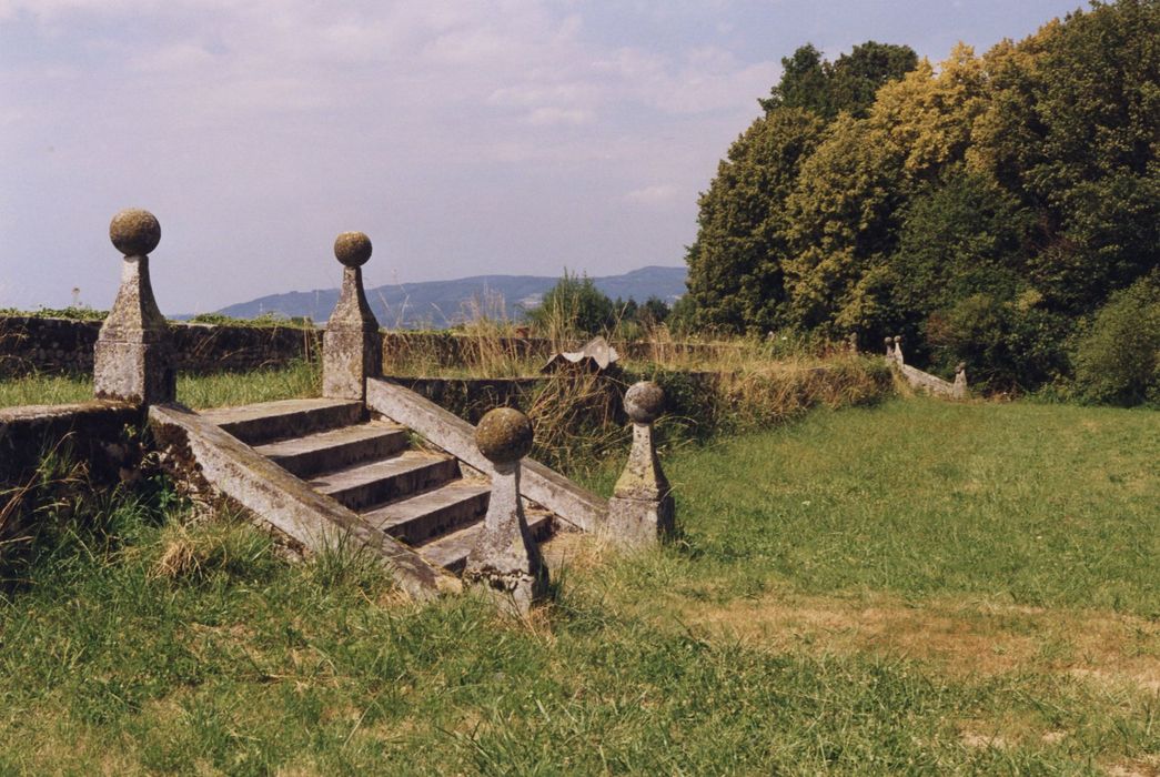 jardin, terrasse ouest