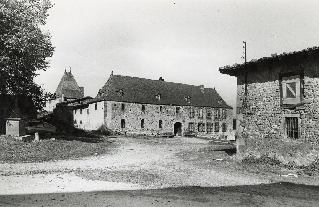 vue générale du château dans son environnement depuis le Sud-Est