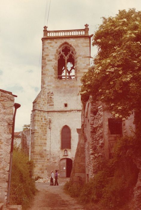 clocher, élévation ouest