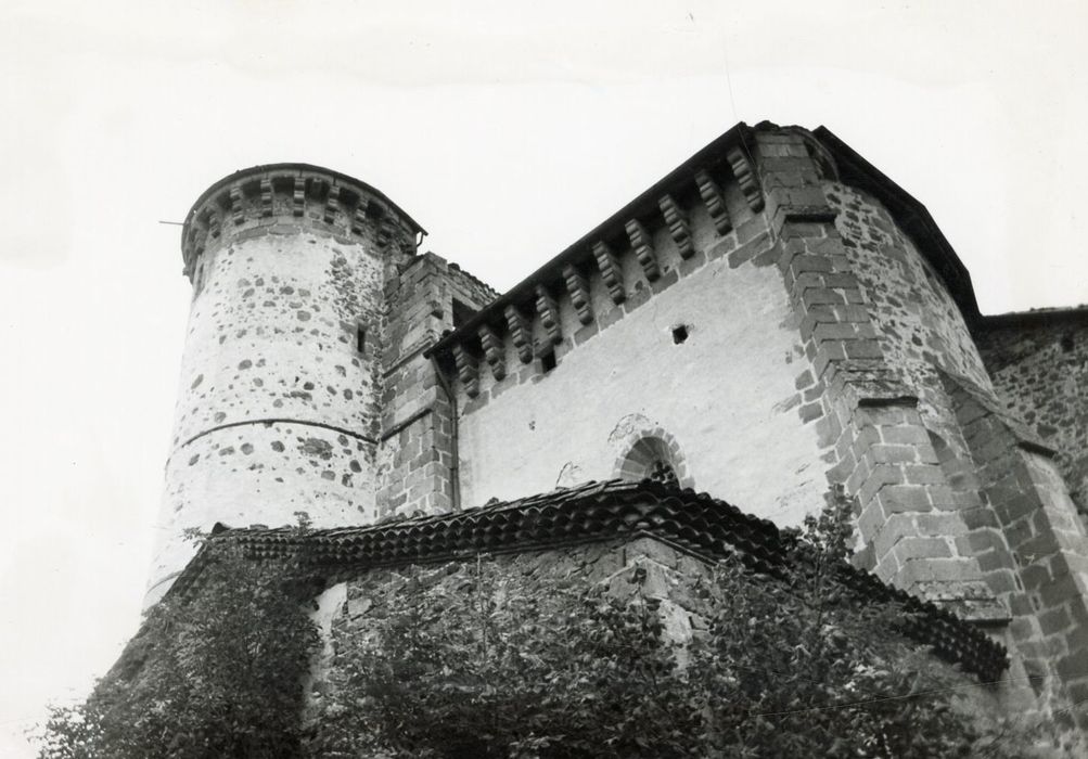 façade latérale sud, vue partielle