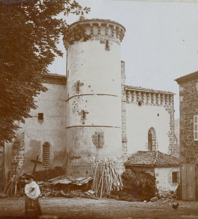 façade latérale sud, vue partielle