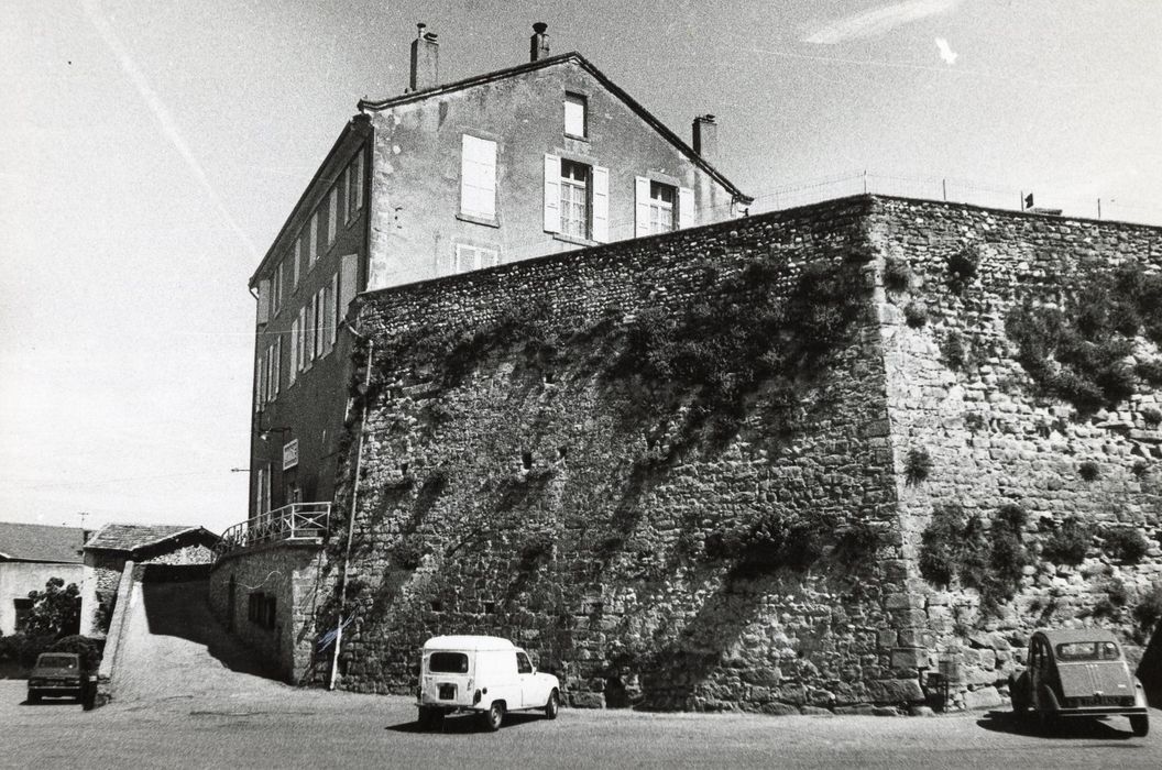 remparts, élévation sud-ouest