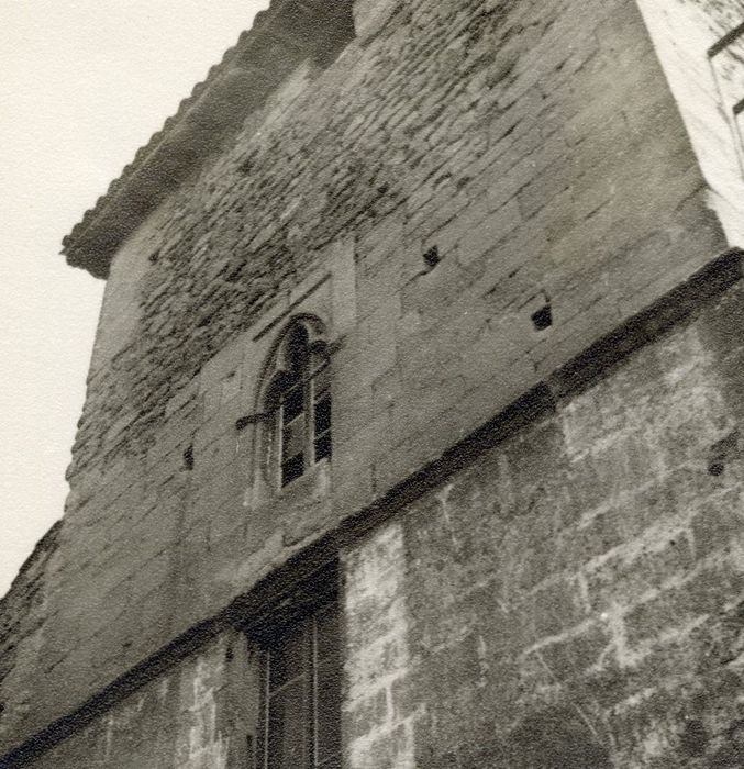 façade ouest, vue partielle