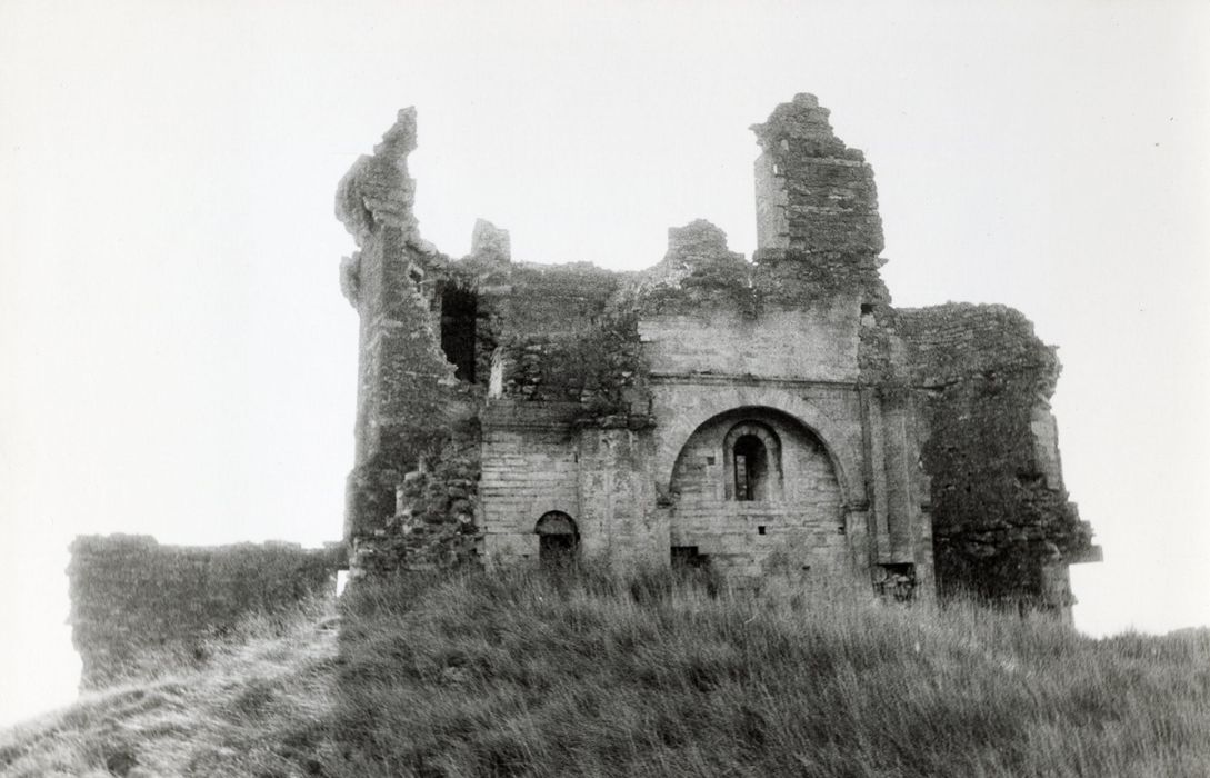 vue générale des ruines depuis le Nord