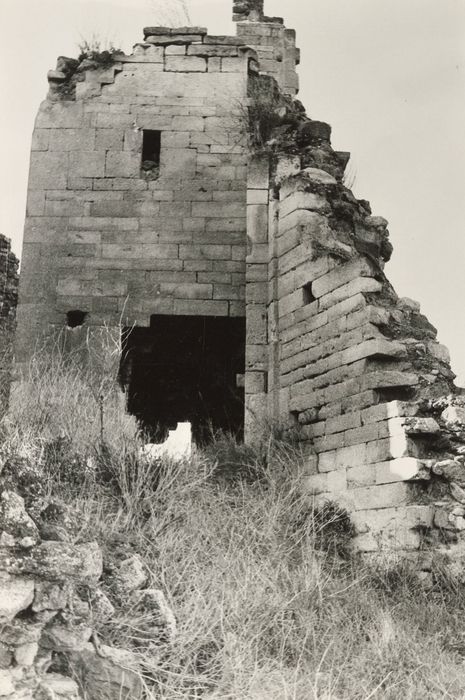 vue partielle des ruines depuis l’Est