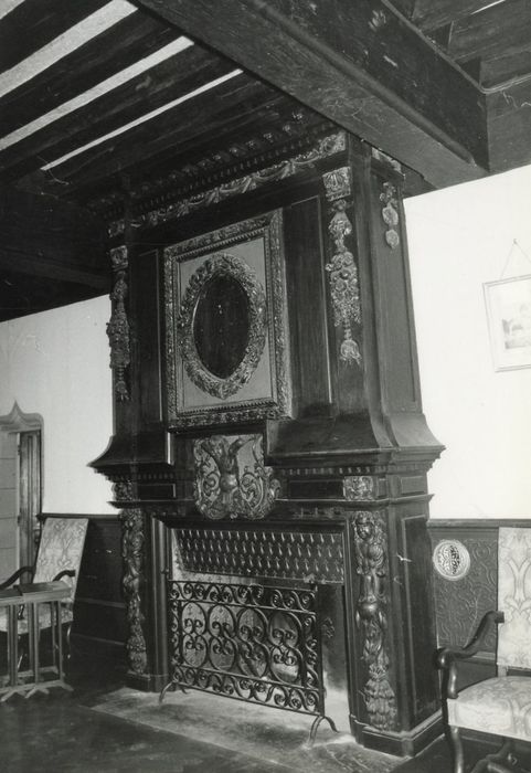 grand salon, cheminée