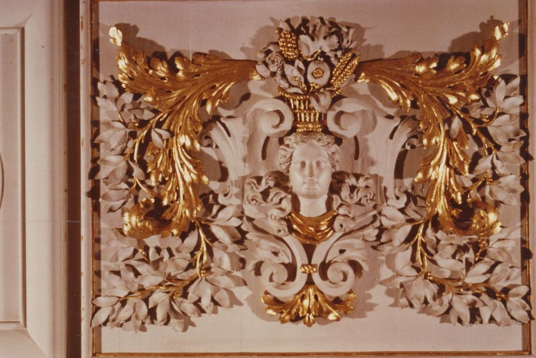 aile ouest, rez-de-chaussée, grand salon, détail