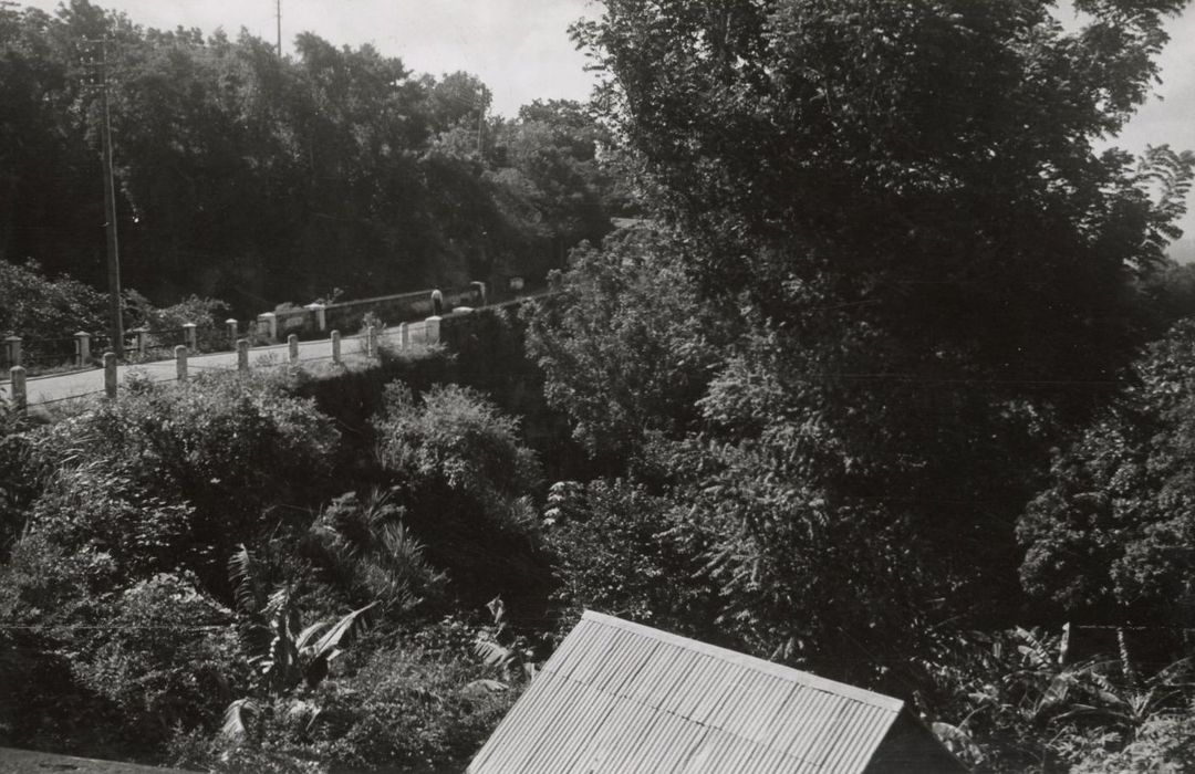 vue partielle du pont dans son environnement