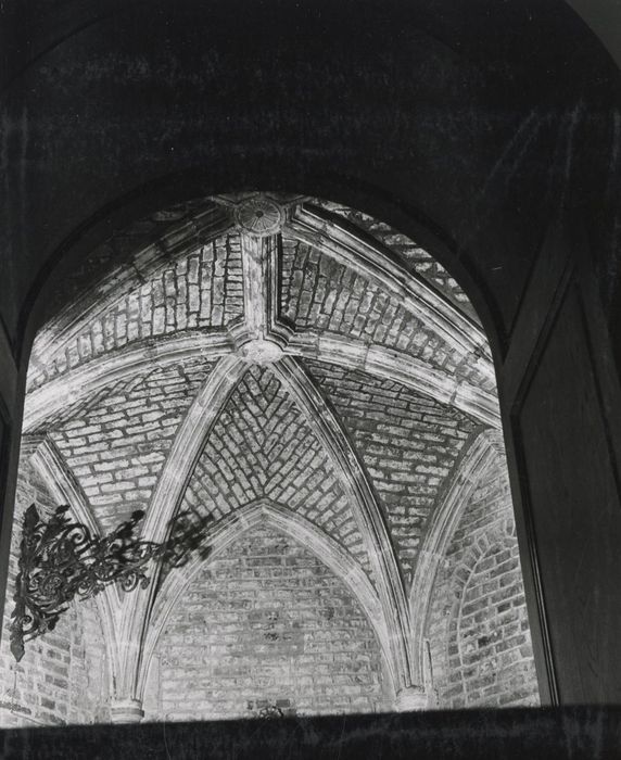 chapelle, vue partielle de la voûte