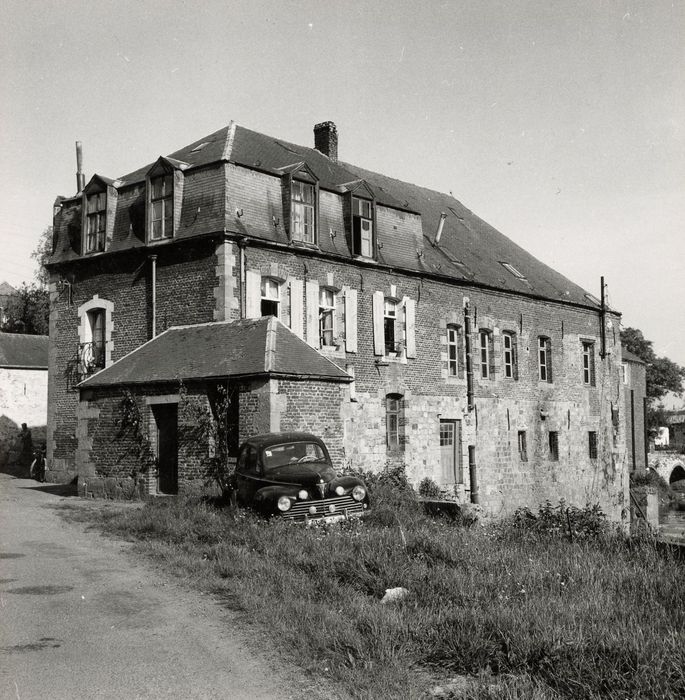 moulin à eau, façades nord et ouest