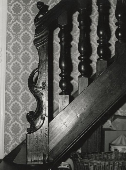 escalier, détail de la rampe - © Ministère de la Culture (France), Médiathèque du patrimoine et de la photographie, Tous droits réservés 