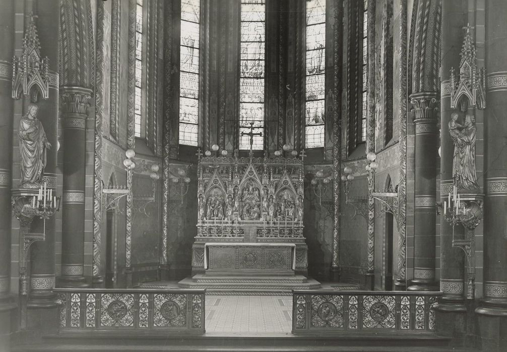 autel (maître-autel), tabernacle et retable 