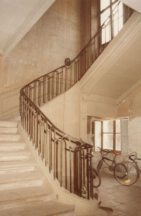 escalier d’honneur, vue partielle