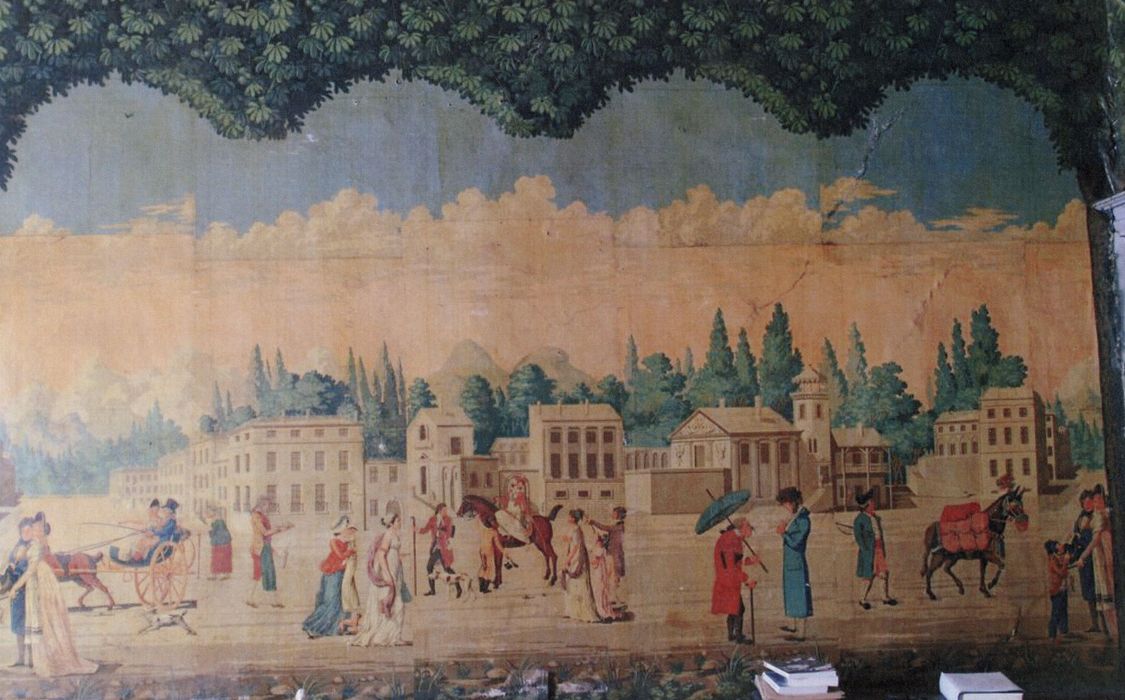 papier peint, vue partielle (photocopie numérisée)