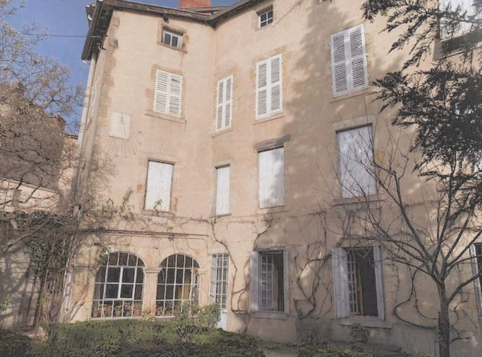 façade sur jardin (photocopie numérisée)