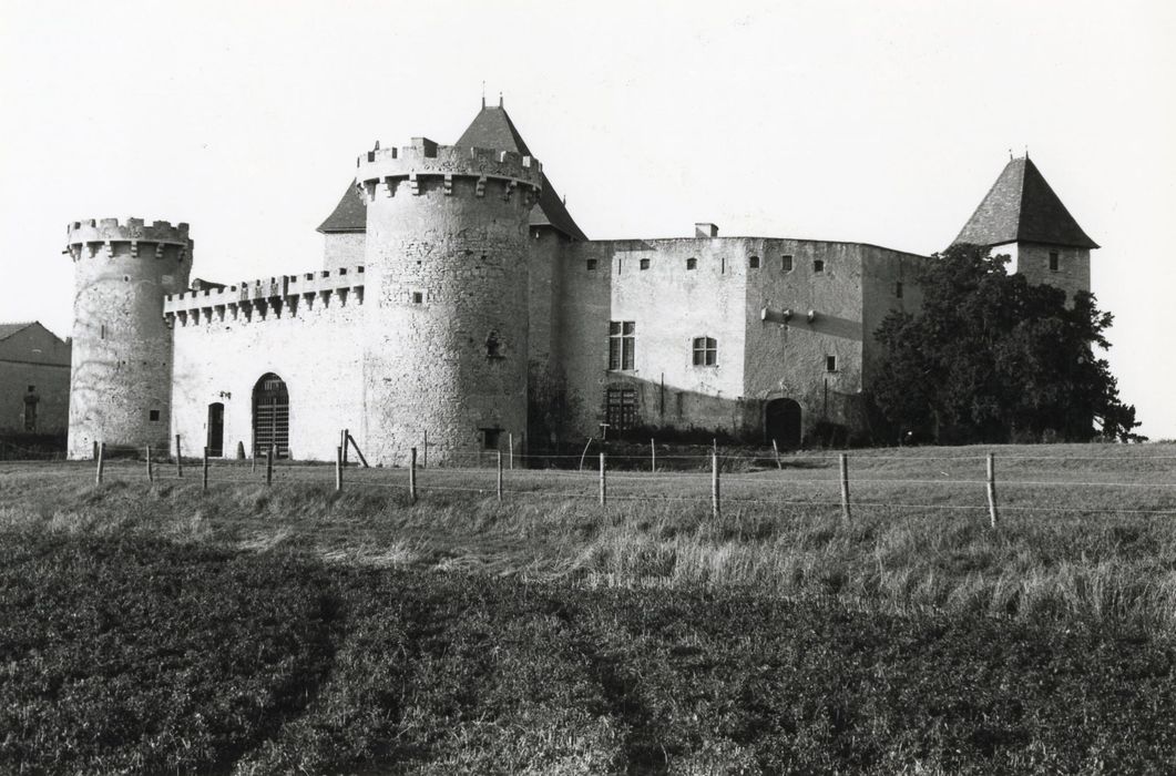 vue générale du château depuis le Sud-Est