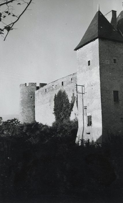 courtines ouest, vue partielle