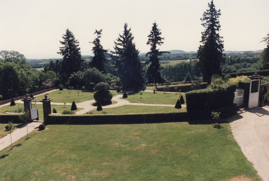 jardin, parterres sud-est