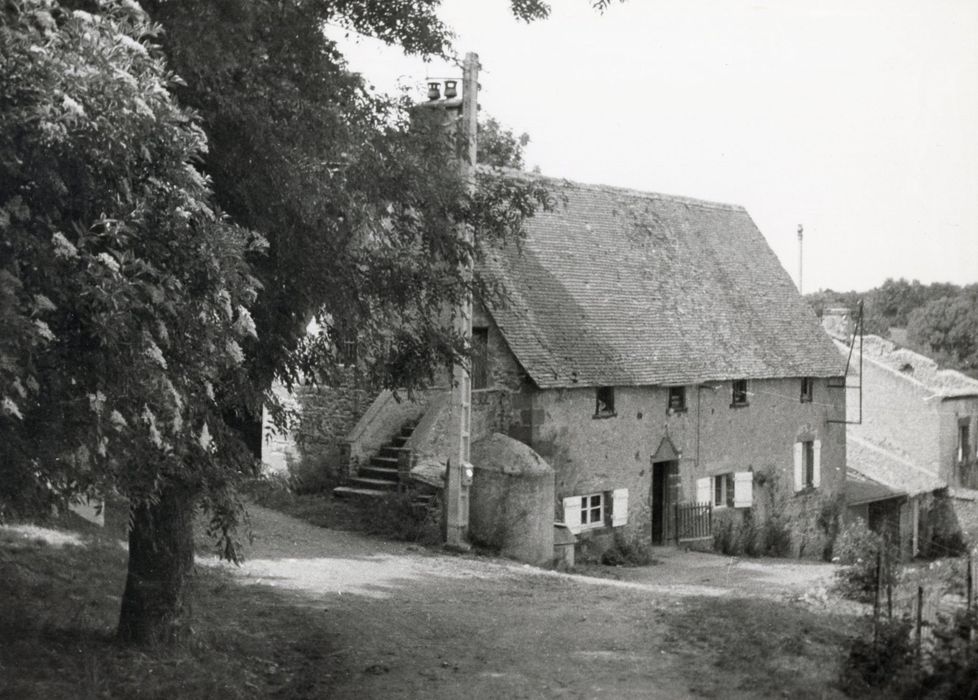 ferme, façade est