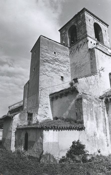 façade latérale sud, vue partielle