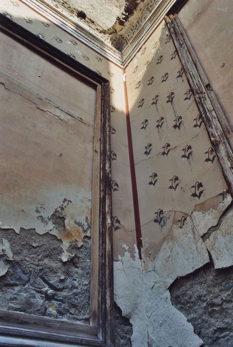 aile nord, escalier monumental, vue partielle des décors