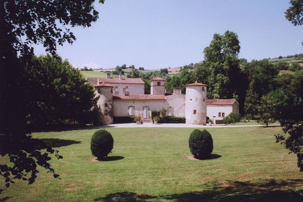 vue générale du château depuis le Sud-Est 