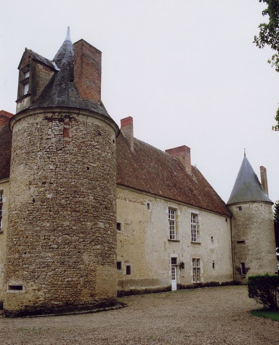 aile ouest, façade ouest