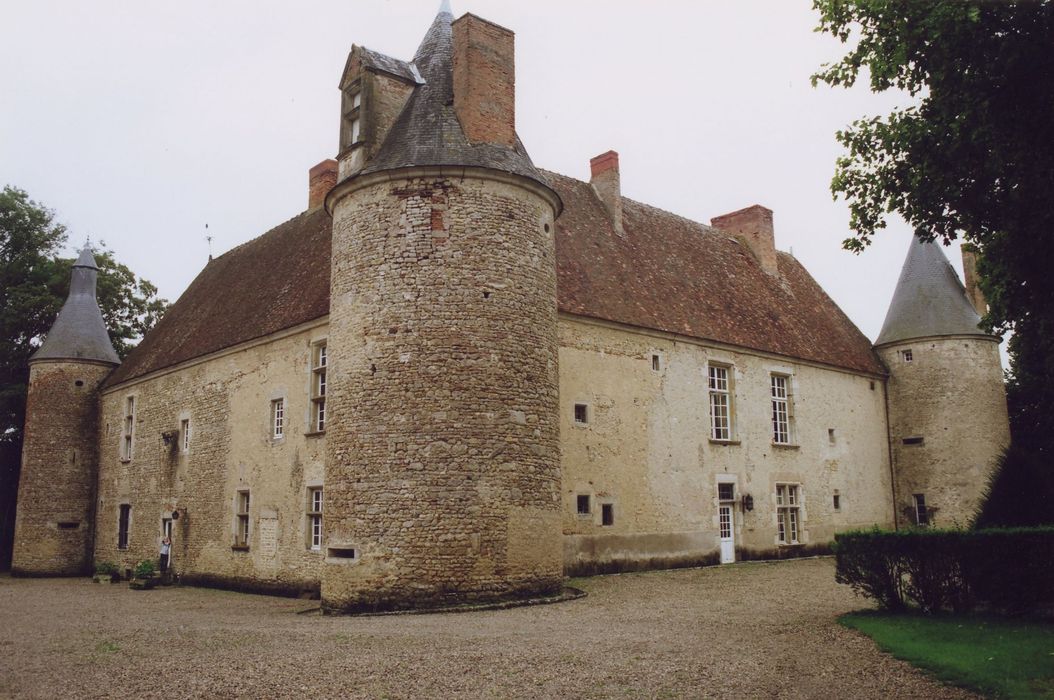 ailes nord et ouest, façades nord et ouest