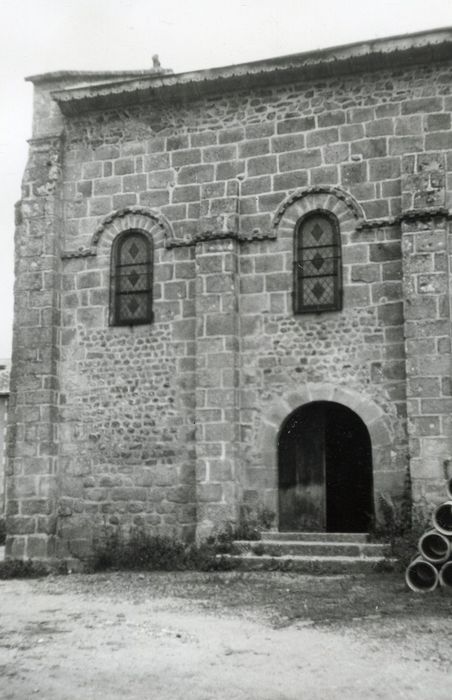 façade latérale sud, vue partielle