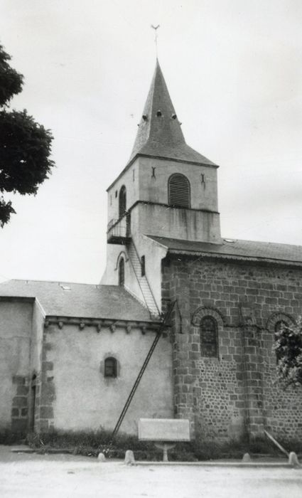 façade latérale nord, vue partielle