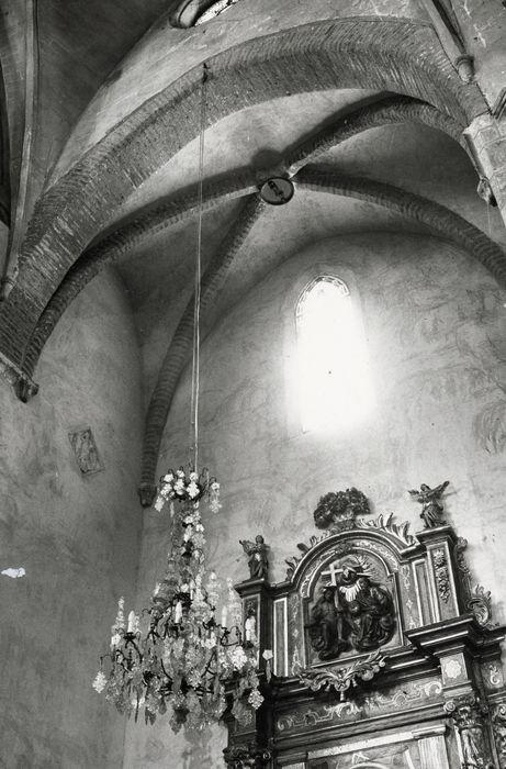 chapelle latérale, vue partielle de la voûte