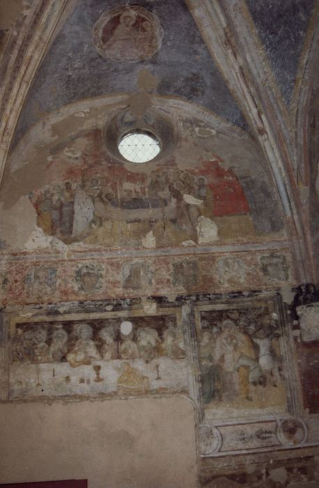 chapelle Notre-Dame, peintures monumentales, mur ouest