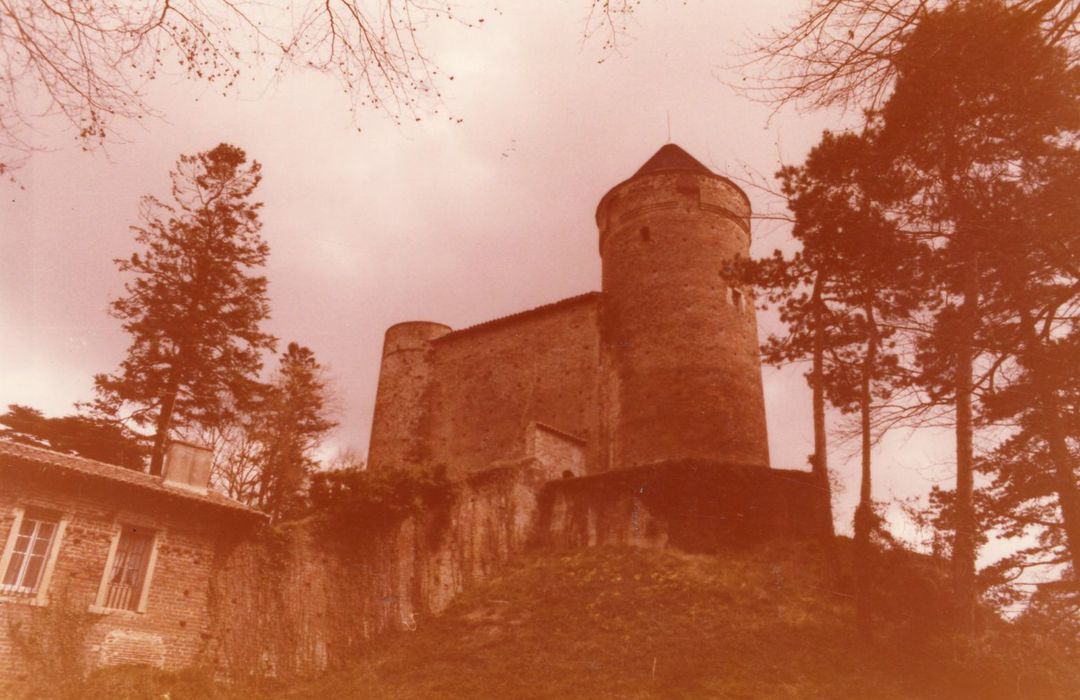 donjon, vue générale depuis le Nord-Ouest