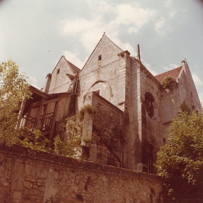 pignons du transept sud, vue partielle