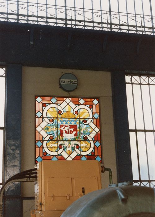 grande halle, détail d’un vitrail