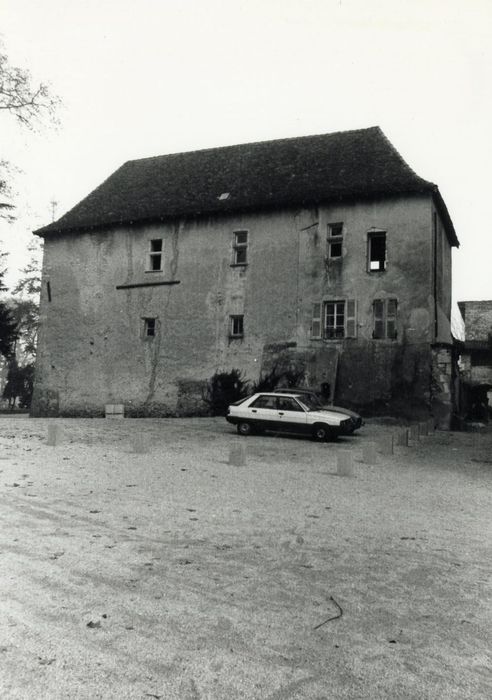 logis abbatial, façade ouest