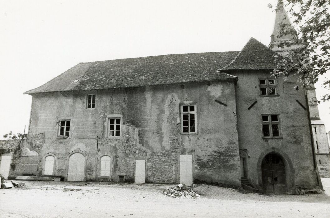 logis abbatial, façade nord