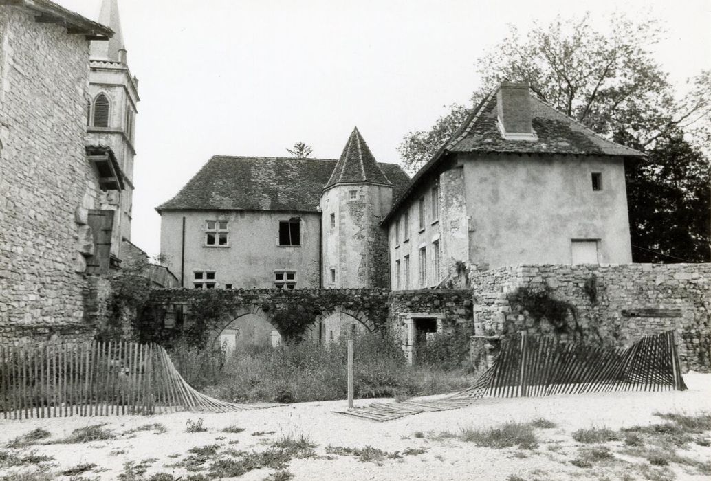 logis abbatial, vue générale depuis l’Est