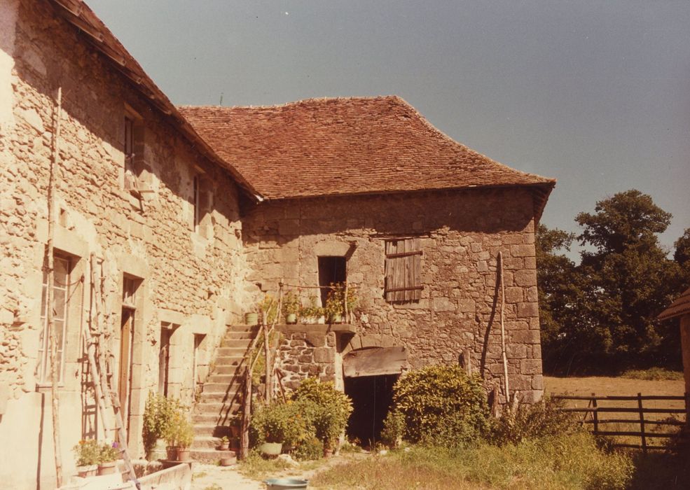 bâtiment sud, ancien cellier (?), façade ouest