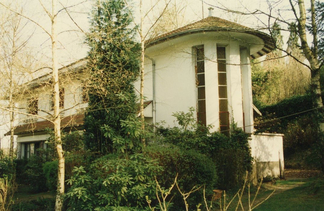 pavillon d’entrée, façade nord, vue partielle