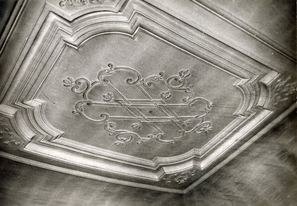 cage d’escalier, détail du plafond