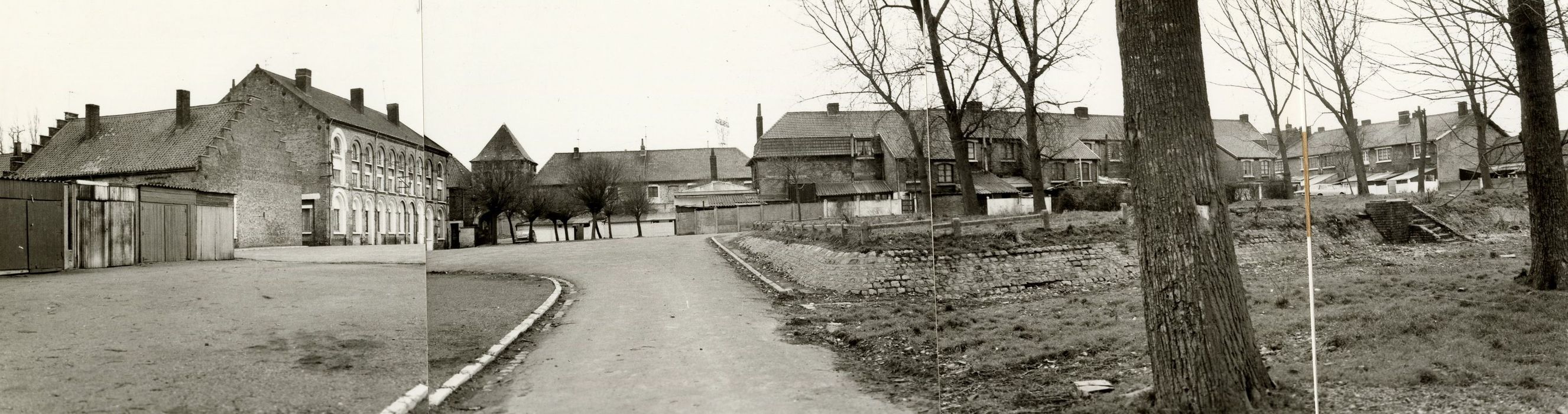 vue générale des bâtiments depuis le Nord-Ouest