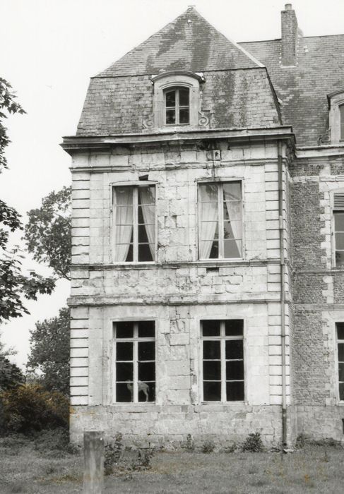 façade sud, aile ouest, façade sud