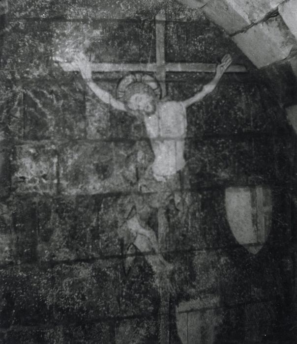 peinture monumentale : Christ en croix - © Ministère de la Culture (France), Médiathèque du patrimoine et de la photographie, Tous droits réservés 